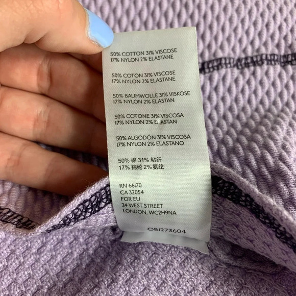 Urban Outfitters BDG Women’s Purple Tammy Shrug Crop Bolero  Cardigan Size Small - Picture 6 of 11